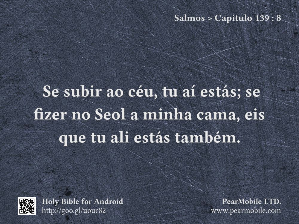 Salmos, Capítulo 139:8